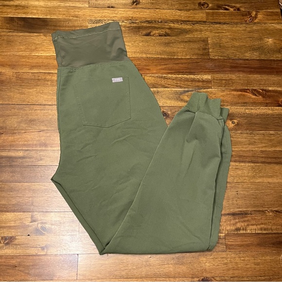 Figs Pants & Jumpsuits Figs Olive Green Maternity Zamora Jogger S